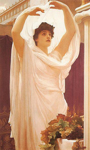 Frederic,lord leighton,p.r.a.,r.w.s English: Invocation Sweden oil painting art